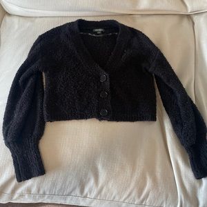 Wild fable xs black cropped sweater